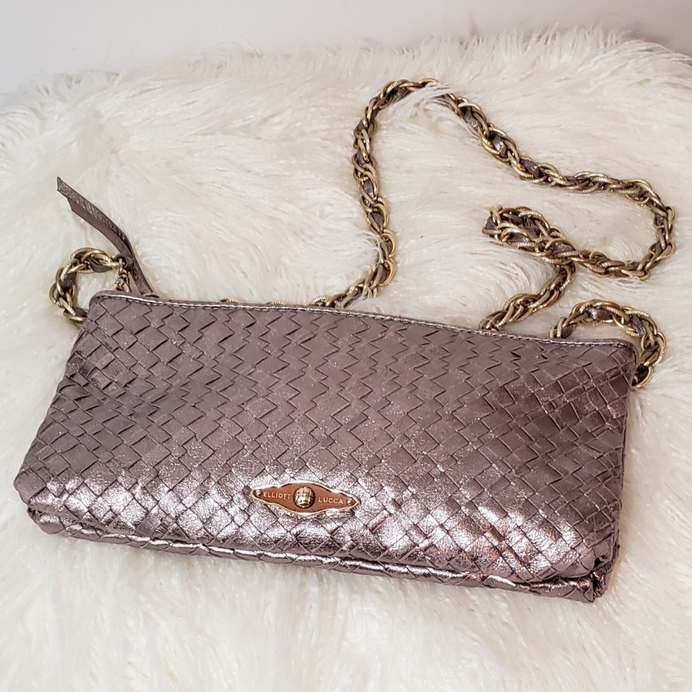 Elliot Lucca Leather Matalic Crossbody